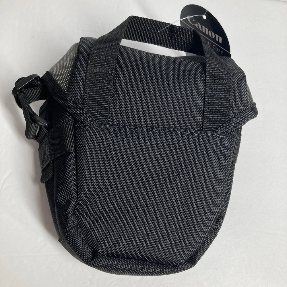 Canon PowerShot Deluxe Soft Case PSC-4200 with Adjustable Strap Black Charcoal‎